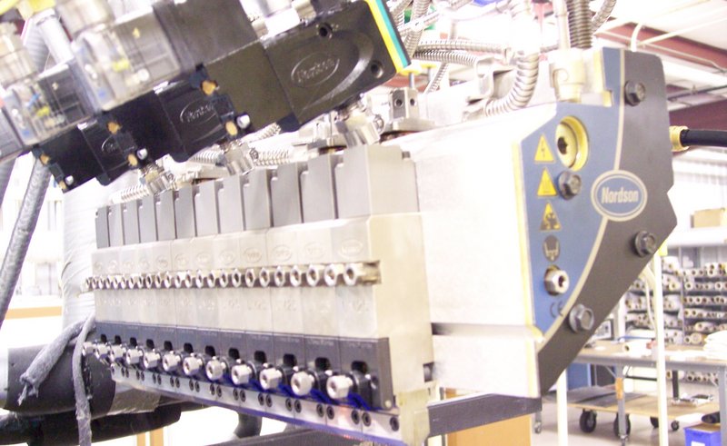 New Nordson meltblown spray applicator in Sumter